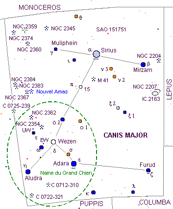 Constellation du Grand Chien.
