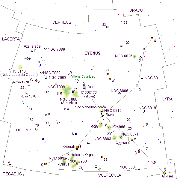 Constellation du Cygne.