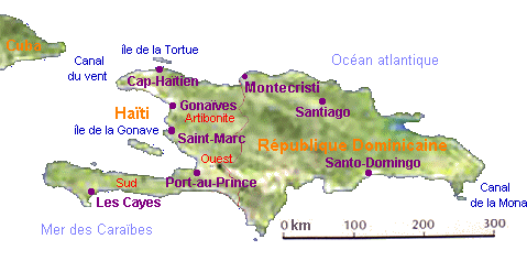 Carte d'Hispaniola