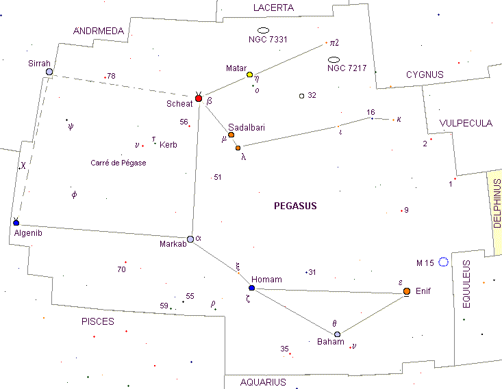 Constellation de P�gase.