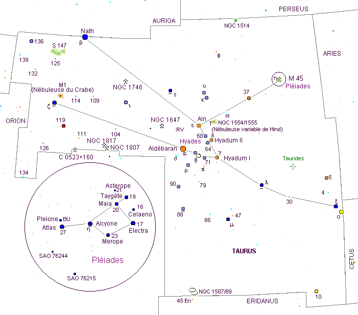 Constellation du Taureau
