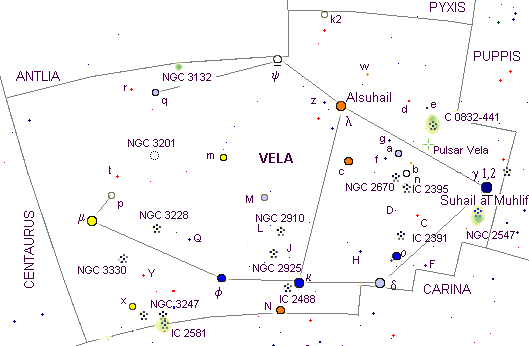 Constellation des Voiles.