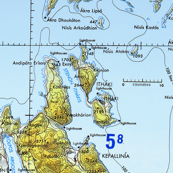 Carte d'Itaque.