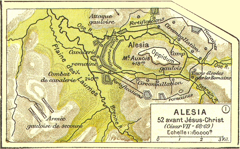 Plan d'Al�sia.