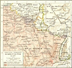 Fronti�re fran�aise du Nord et du Rhin en 1815.