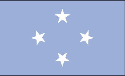 Drapeau des Etats F�d�r�s de Micron�sie.