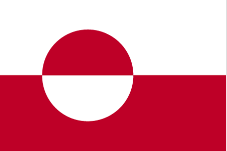 Drapeau du Groenland.