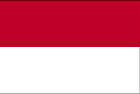 Drapeau de l'Indon�sie.