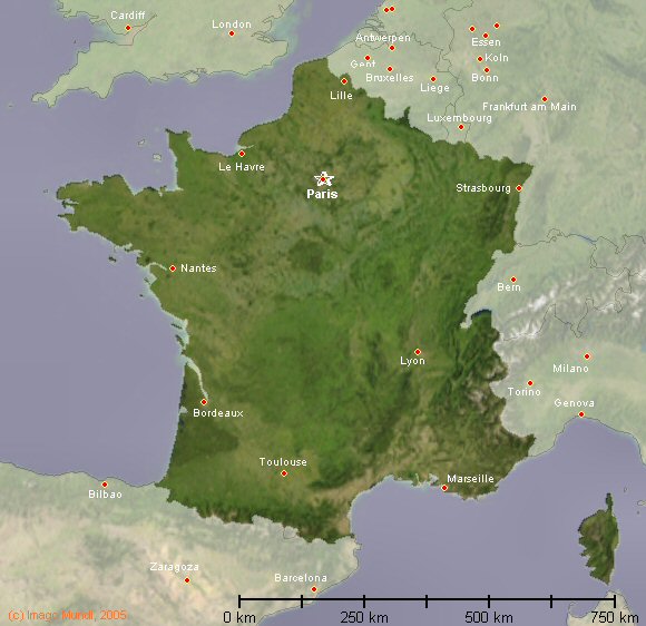 carte de la France