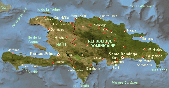 carte de Ha�ti.