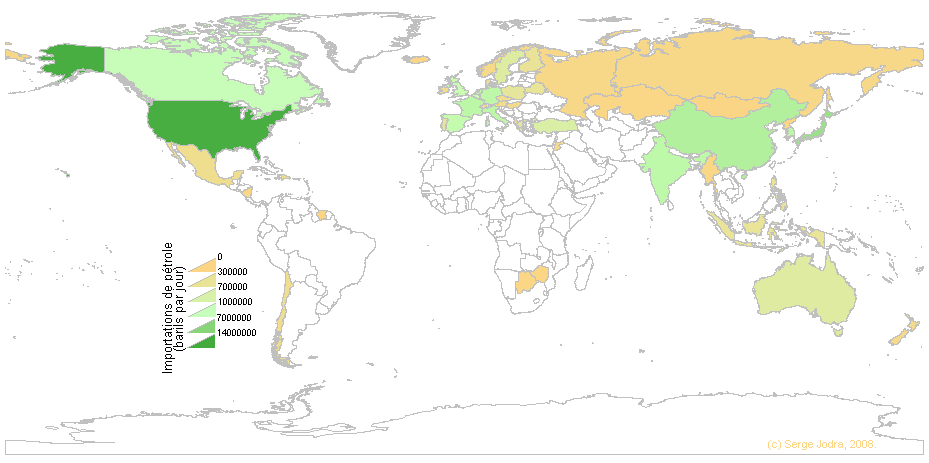 Importations de p�trole.