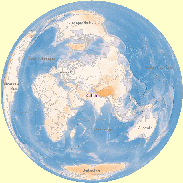 Carte du monde.