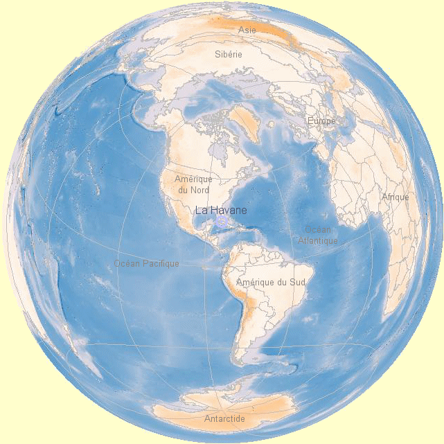 Carte du monde.