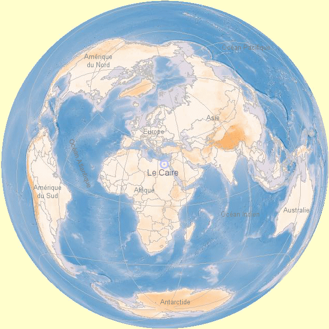 Carte du monde.