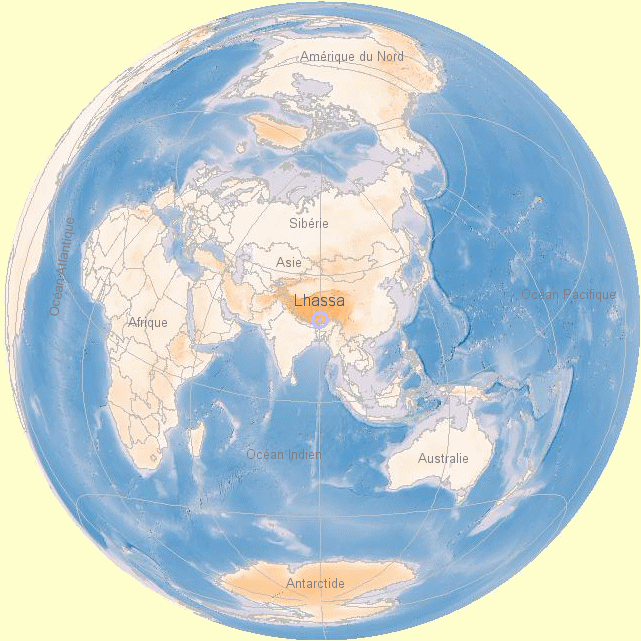 Carte du monde.