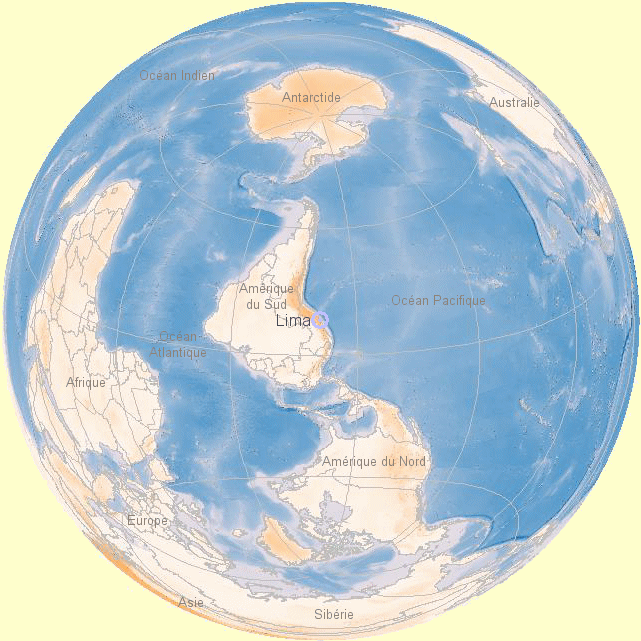 Carte du monde.