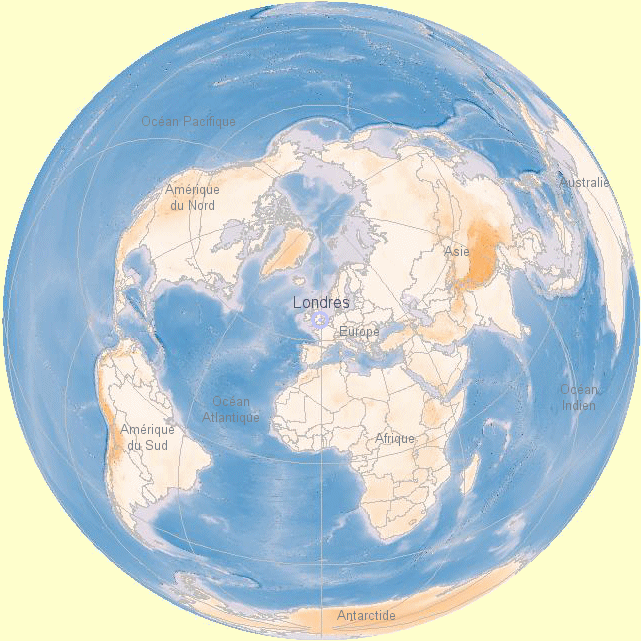Carte du monde.