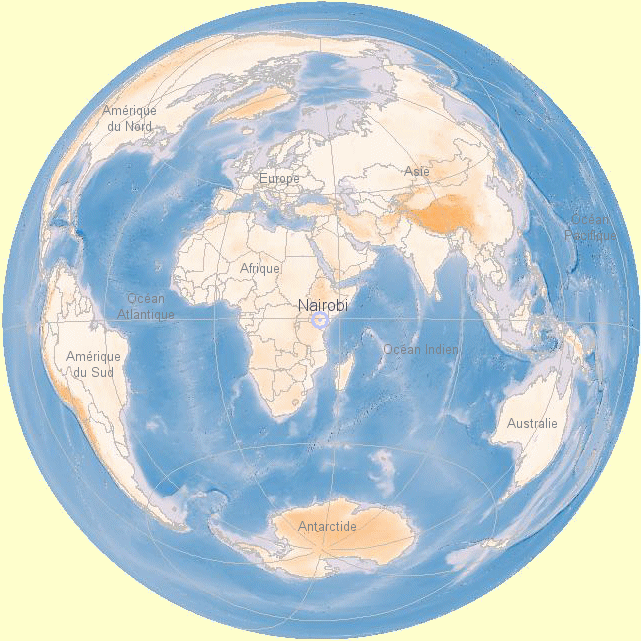 Carte du monde.