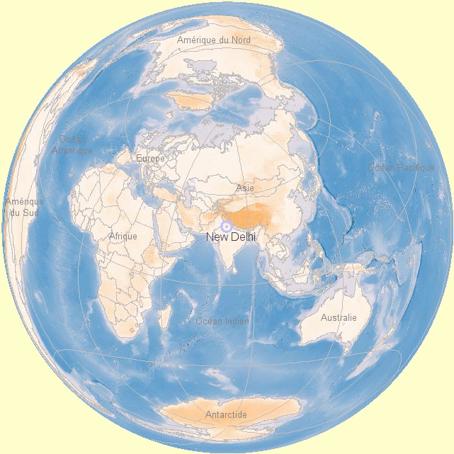 Carte du monde.