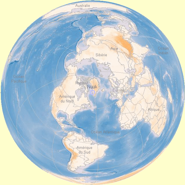 Carte du monde.