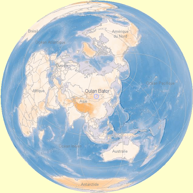 Carte du monde.