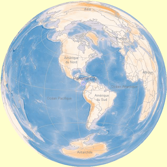 Carte du monde.