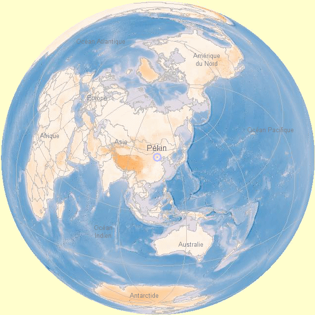 Carte du monde.