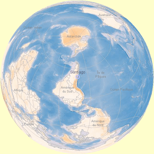 Carte du monde.