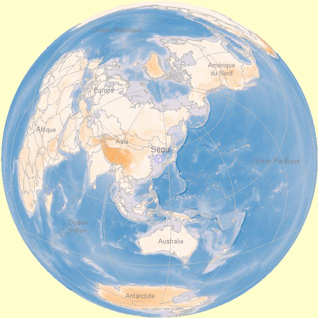 Carte du monde.