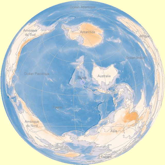 Carte du monde.