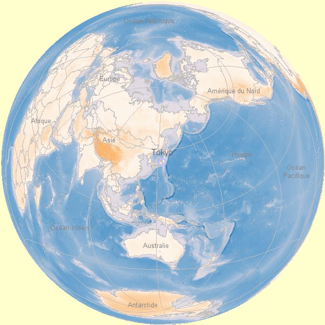 Carte du monde.