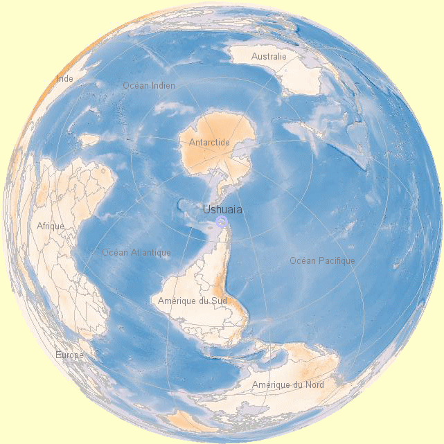 Carte du monde.