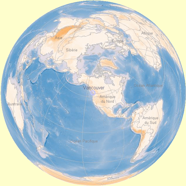 Carte du monde.