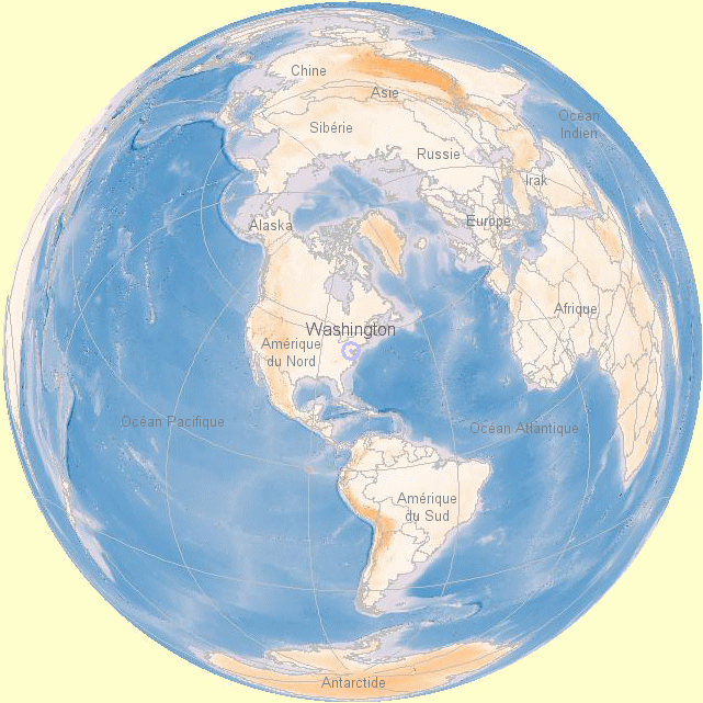 Carte du monde.