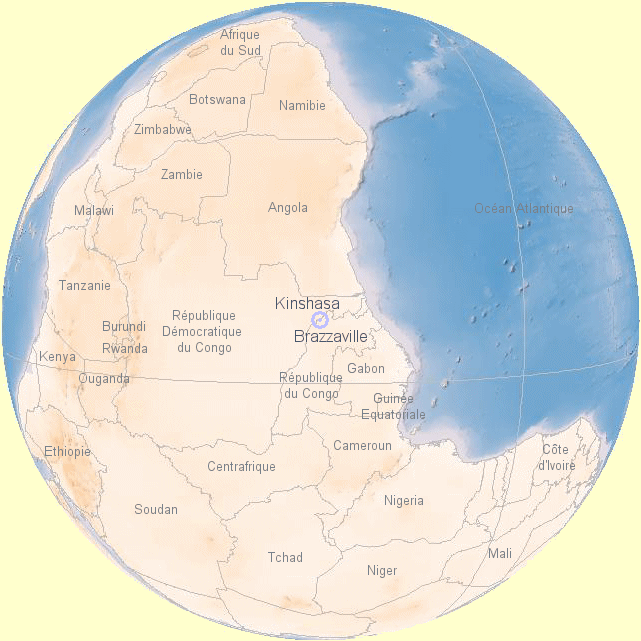 Carte de la r�gion.