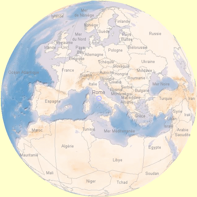 Carte de la r�gion.