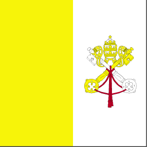 Drapeau du Vatican.