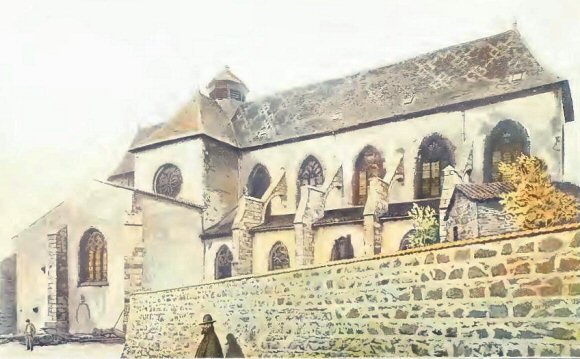 Ambierle : l'�glise.