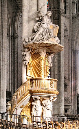 Amiens : chaire de la cath�drale.