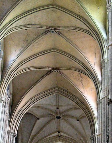 Cath�drale d'Amiens : crois�es d'ogives.