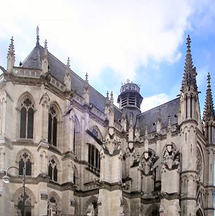 Amiens : l'�glise Saint-R�my.