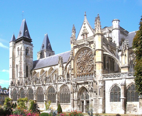 Les Andelys : l'�glise.