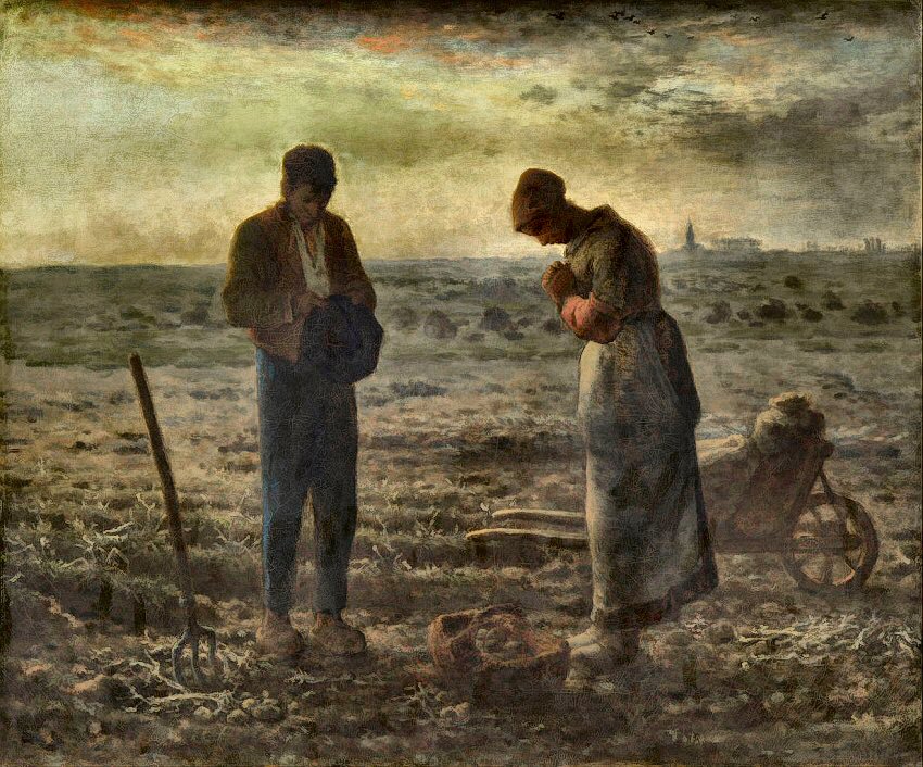Millet : l'Ang�lus.