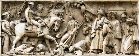 La bataille d'Aboukir.