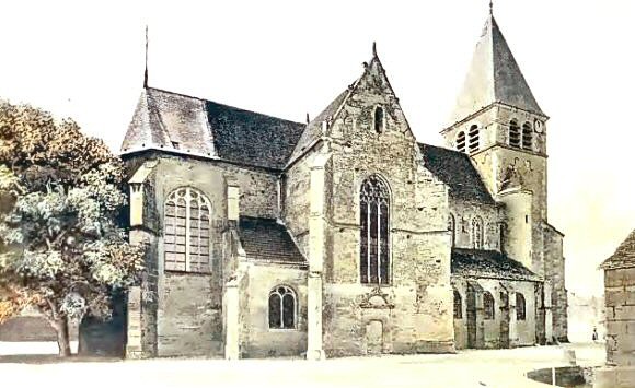 Bagneux-la-Fosse : l'�glise.