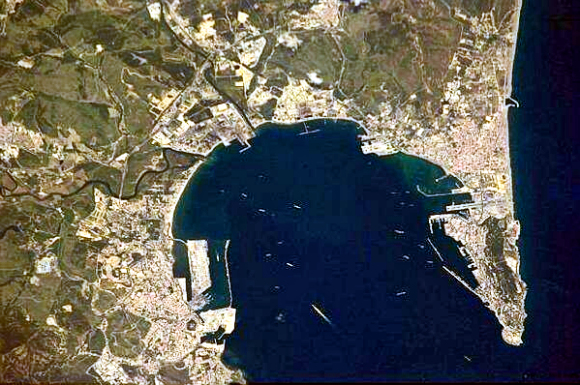 La baie d'Alg�siras.