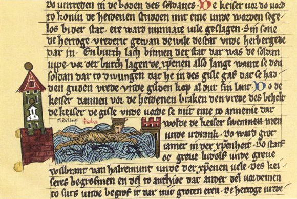 La mort de Fr�d�ric Barberousse.