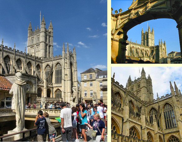 Bath : la cath�drale.