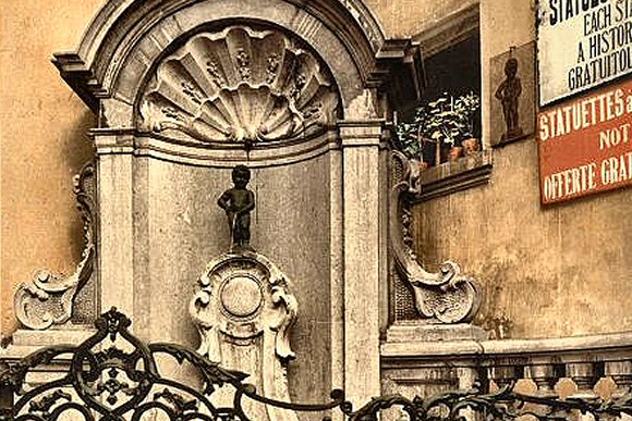 Bruxelles : le Manneken Pis.