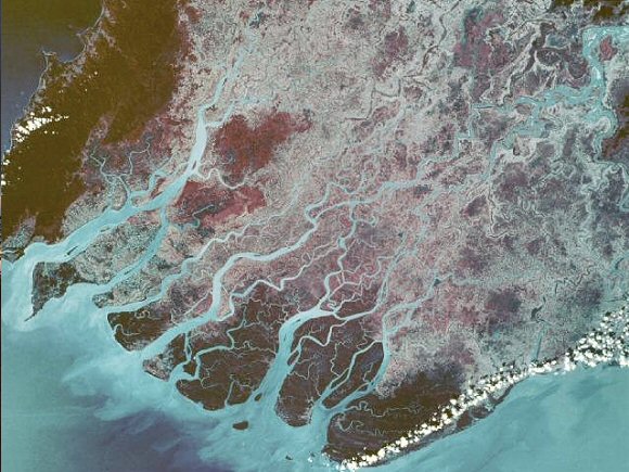 Le delta de l'Irraouaddi.